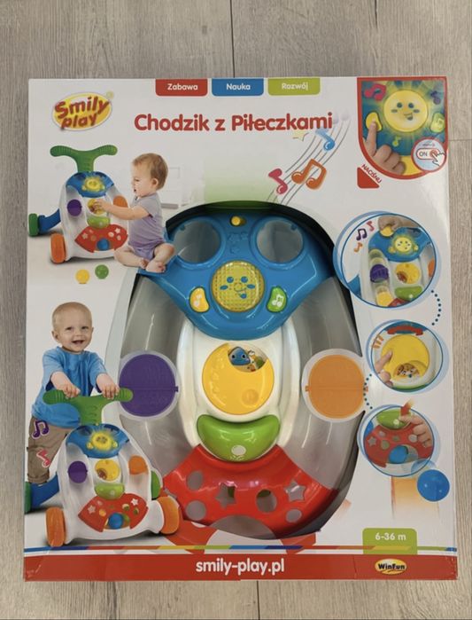 Chodzik z piłeczkami nowy smily play