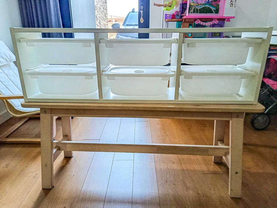 Arrumação de Parede IKEA TROFAST com 6 caixas e tampas
