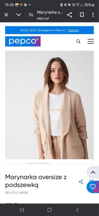 Komplet damski pepco