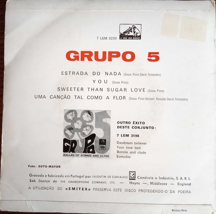 Grupo 5	- - - - -	Estrada do Nada	- - - - -	EP