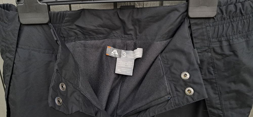 Nike ACG XL męskke spodnie narciarskie trekkingowe outer layer czarne