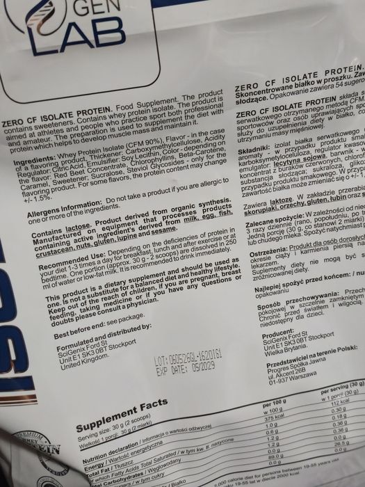 Zestaw Supli Dla Sportowców