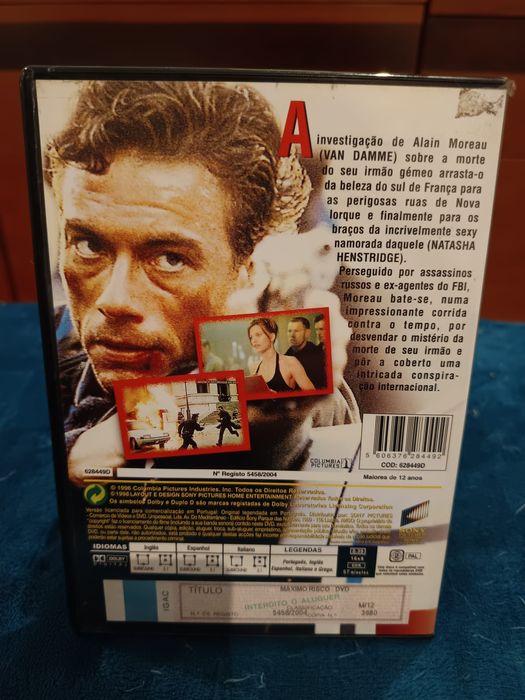 DVD máximo risco