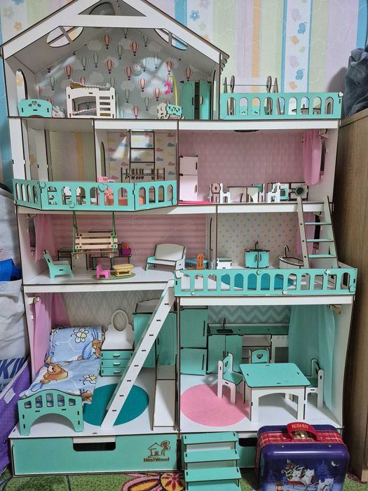 Будинок великий для ляльок ЛОЛ та барби