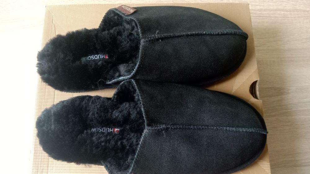 43/44 kapcie Hudson ciepłe skórzane ugg