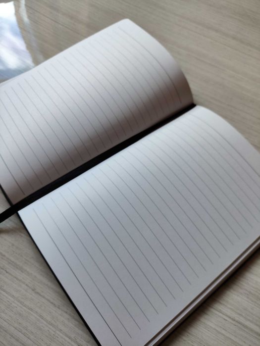 Caderno/Diário/Bloco de Notas A5 Personalizado Preto - Coisas de Geek - Gravação a Laser