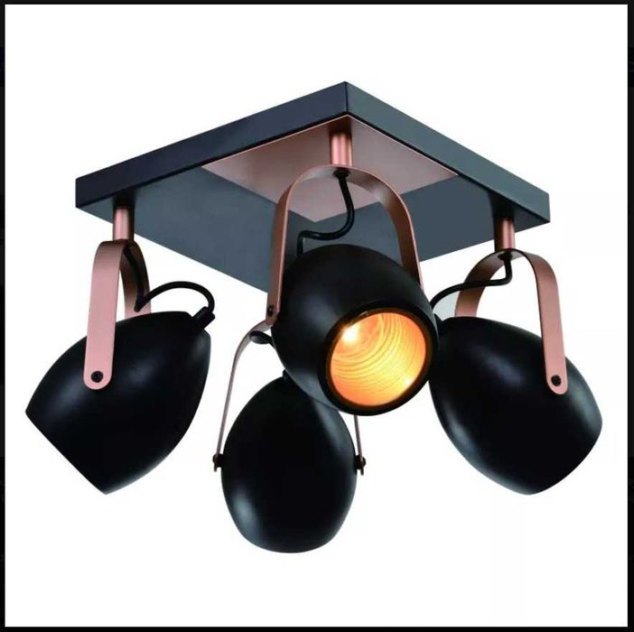 lampa reflektor plafon żyrandol Anica 4x40W
