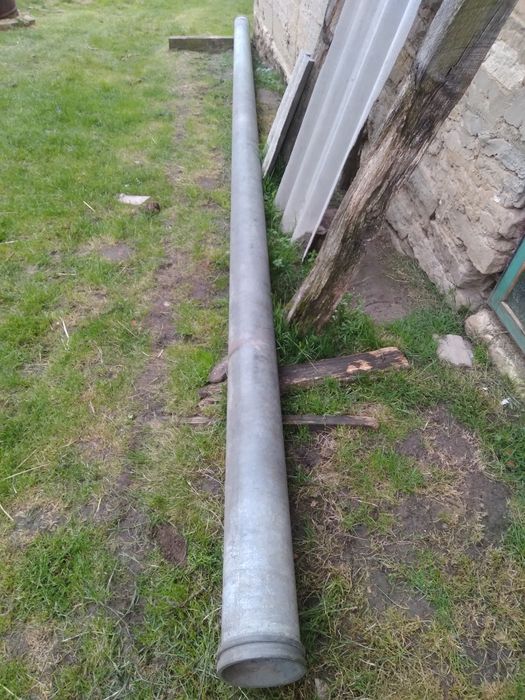 Оцинкована труба грубостіна.