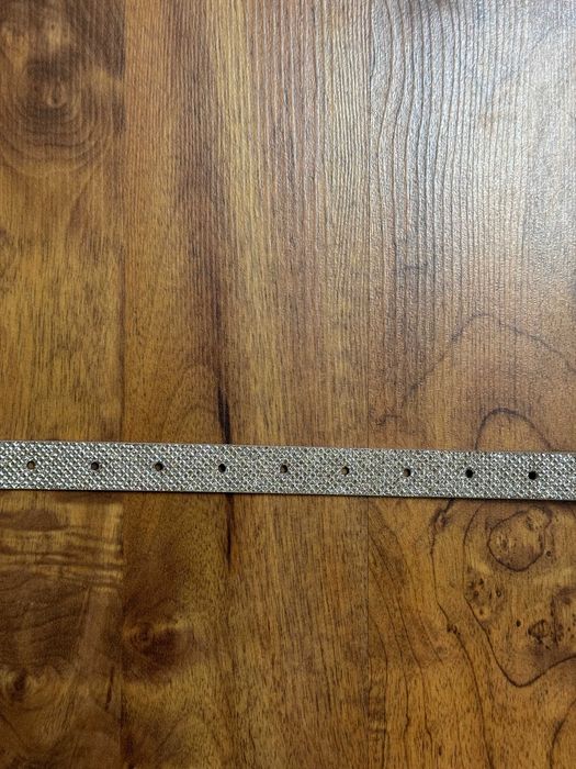 Pasek wąski świecący paseczek belt River Island rozmiar XS 70 cm