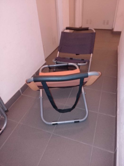 Cadeira de praia em alumínio novas 10€