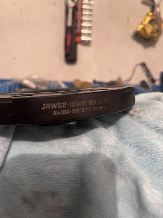 Dystanse 5x112 -57.1 mm japan racing czarne