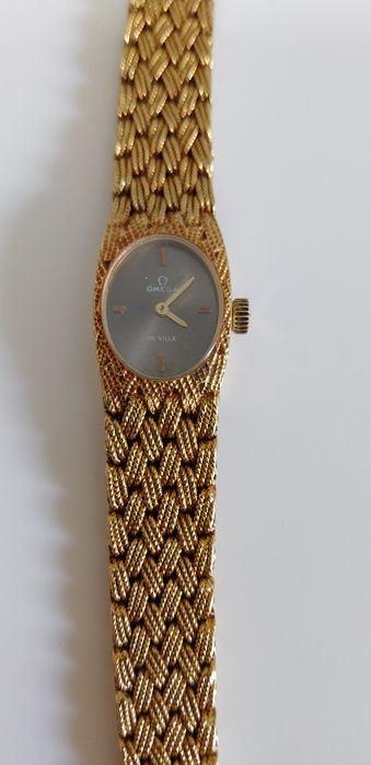 Relógio Omega De Ville para senhora em ouro 18 quilates