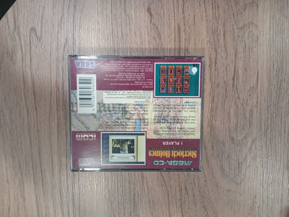 Sherlock Holmes Sega Mega CD Completo