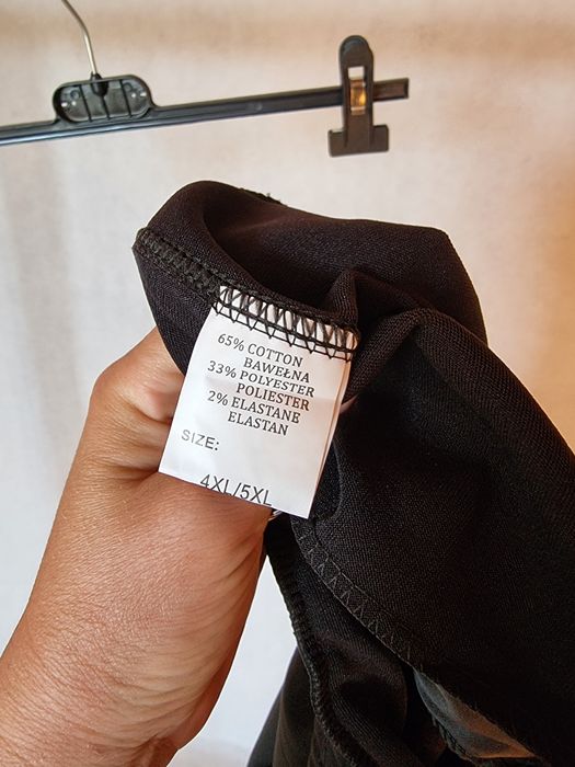 Rybaczki czarne cyrkonie do 120cm pas Melekmonika85