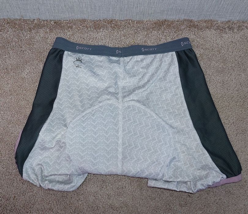 Женские велотрусы с памперсом, велошорты Scott. Размер s, 42-44.
