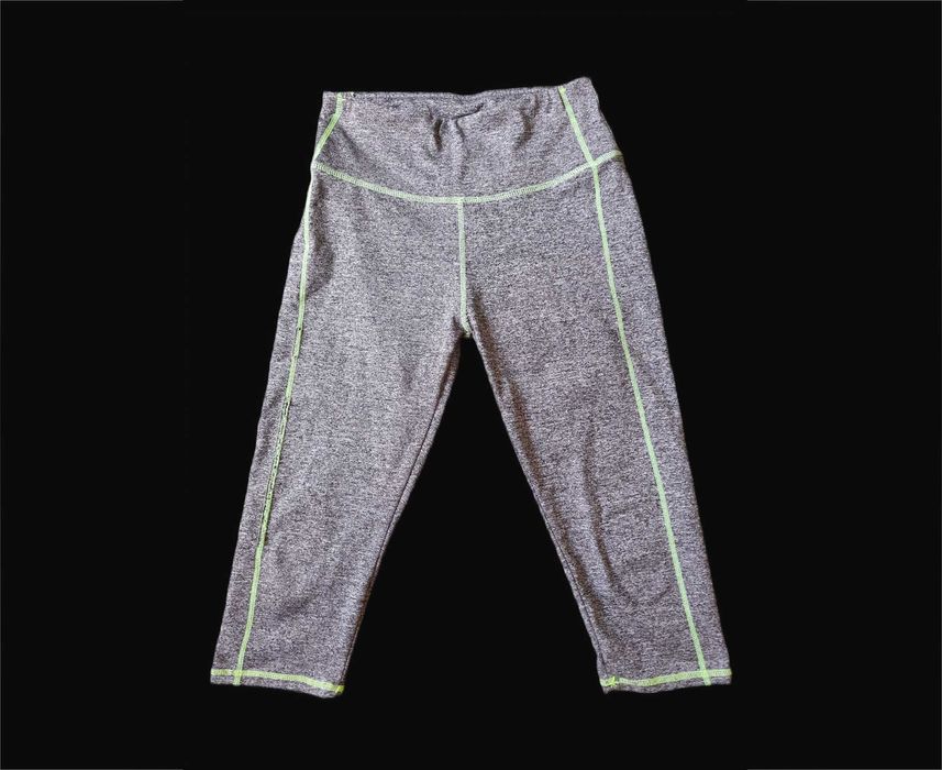 spodenki 3/4 szare sportowe