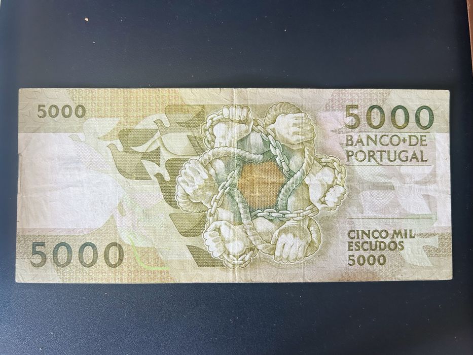 Nota 5000 escudos 1987