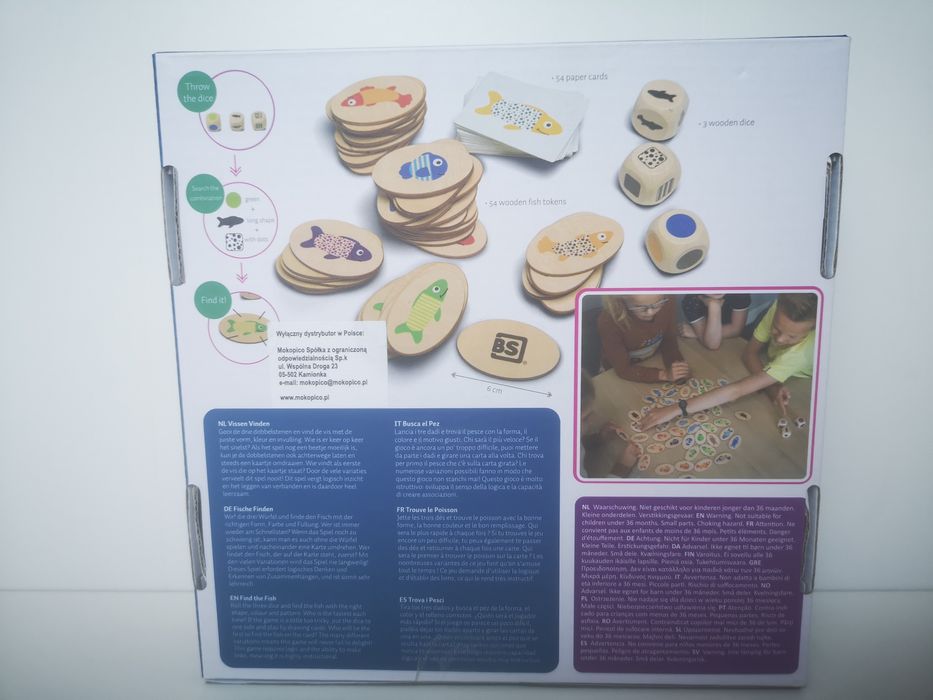 BS Toys, Gra Znajdź rybkę