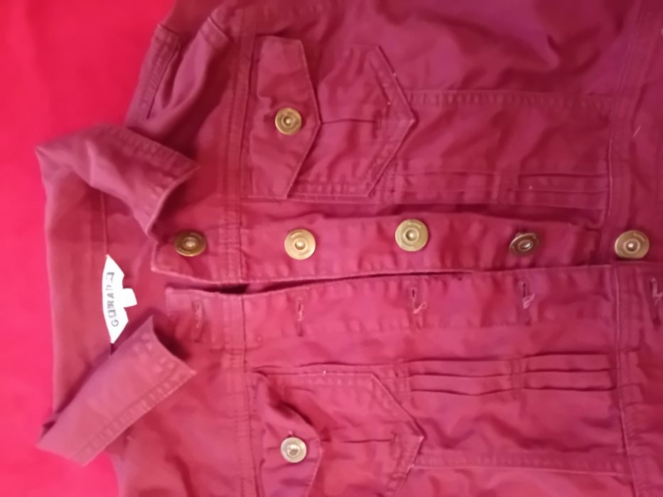 #New Look kurtka burgundowa S