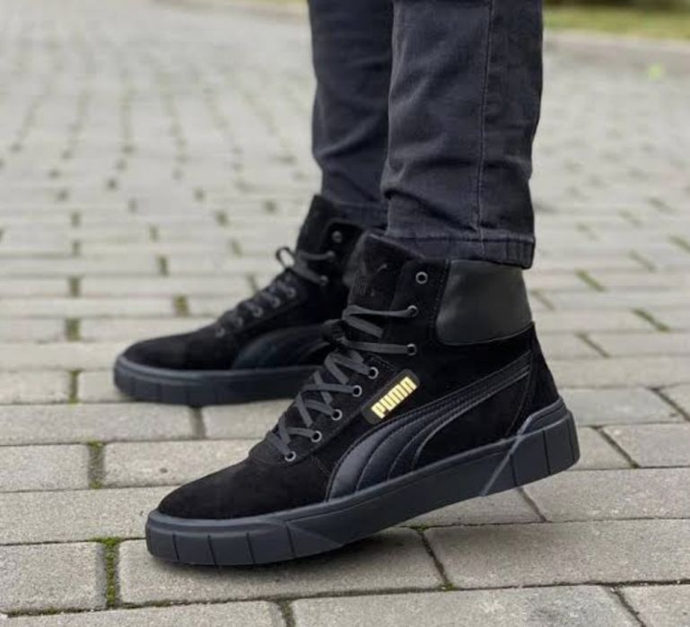 Чоловічі замшеві черевики в стилі puma