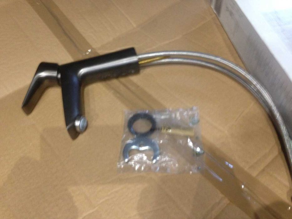 Hansgrohe Talis E bateria umywalkowa Czarny Chrom Szczotkowany