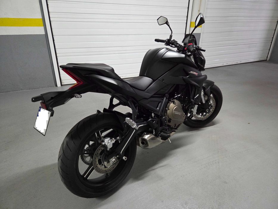 QJMotor SRK700, 2024, 1000km, 35KW/cartaA2-deslimitada,garantia total até 02/2030