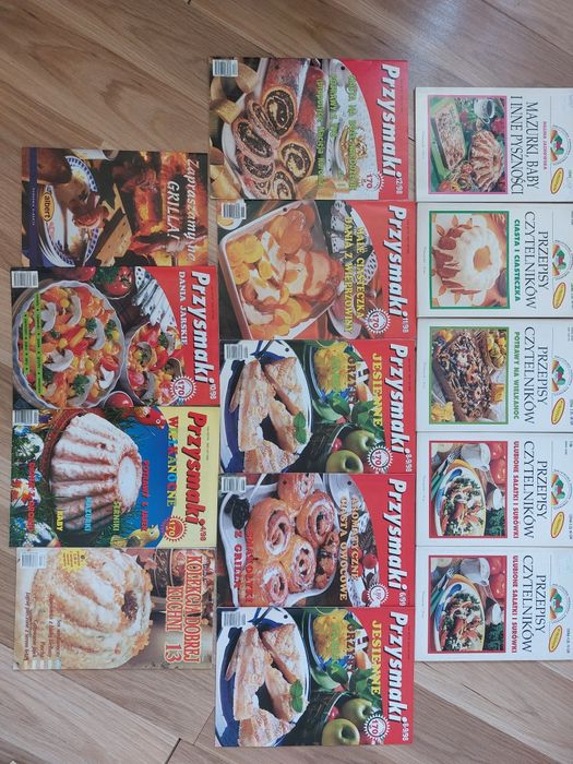 14szt Przepisy czytelników przysmaki ciasta desery sałatki surówki