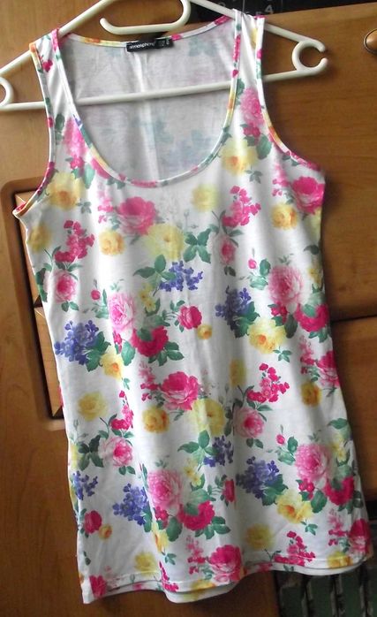 Okazja. Paka letnich tunik i topów floral S na gorące dni lata