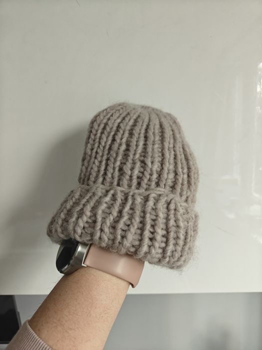 Wełniana czapka handmade 86-98