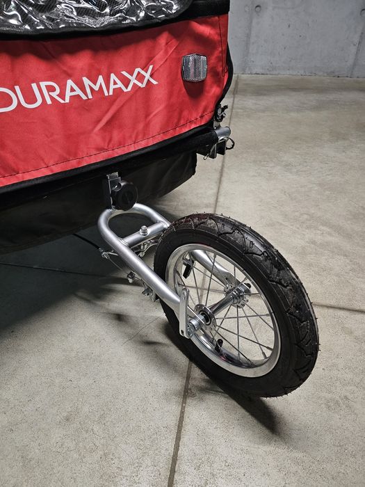Przyczepka Rowerowa + Jogger 2w1 DURAMAXX | Stan BDB