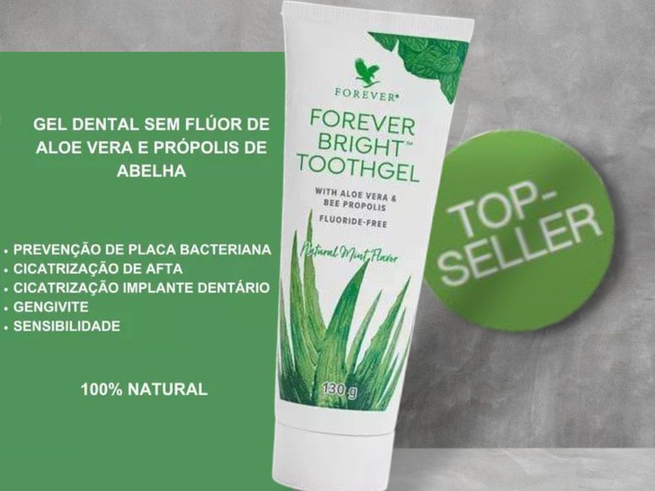 Pasta dentífrica| Forever® Bright Toothgel , Isenta de Flúor.