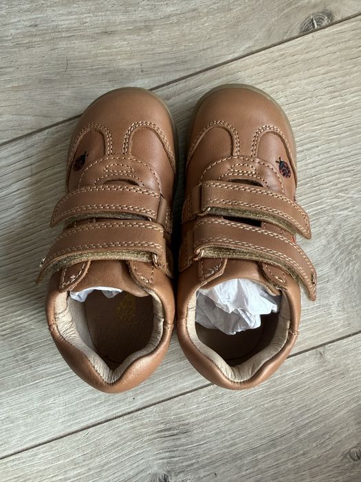 Buty Bobux Buggie I-Walk Leather Caramel rozmiar 24 haftowane skórzane