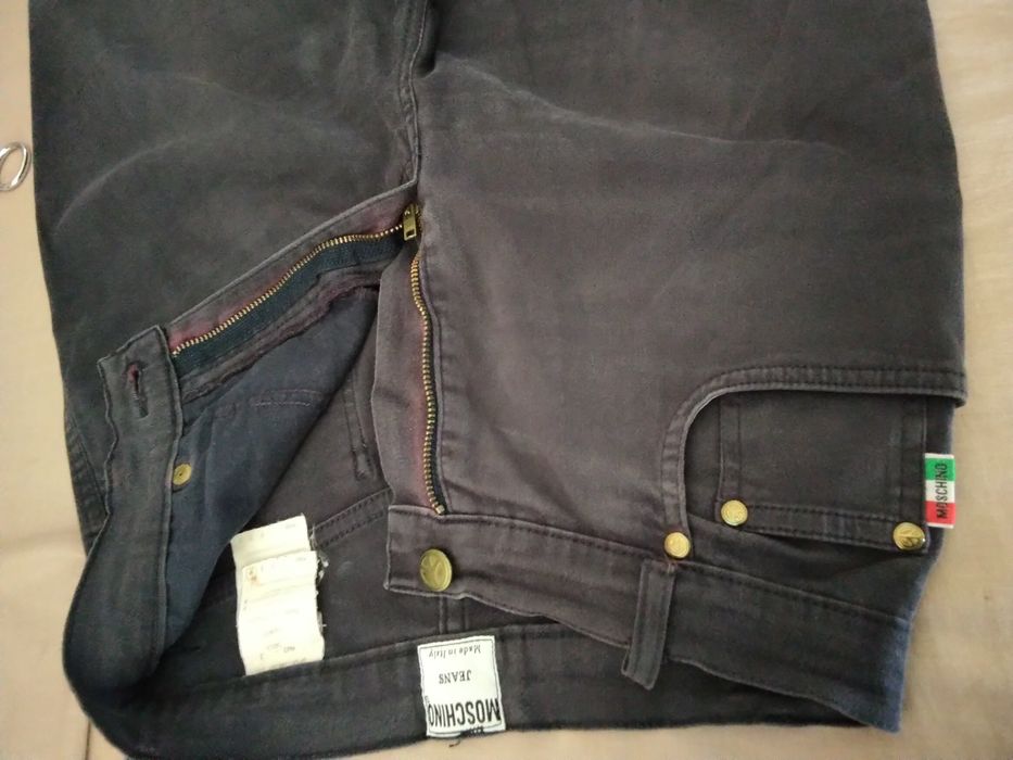 Calça sarja, 36, castanha