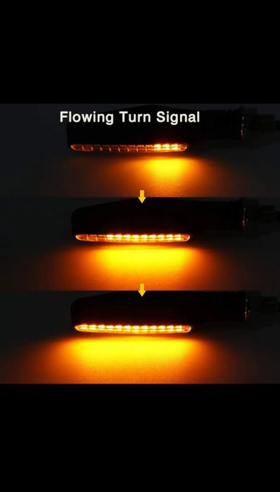 Piscas Led moto sequênciais