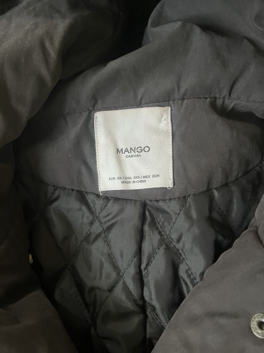 Kurtka przejściowa Xs Mango czekoladowa lekka