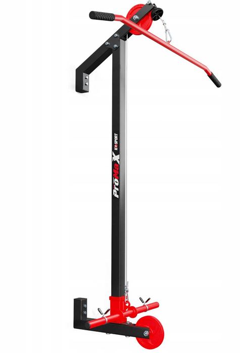 Wyciąg górny i dolny do ćwiczeń mocowany do ściany Atlas Brama Drążek