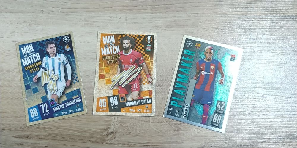 Zestaw match attax karty