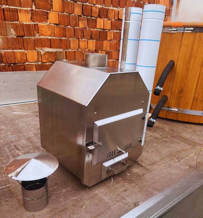 Piec do jacuzzi ze stali nierdzewnej