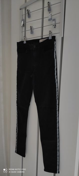 spodnie jeans jeansy rozm. 38 / M czarne