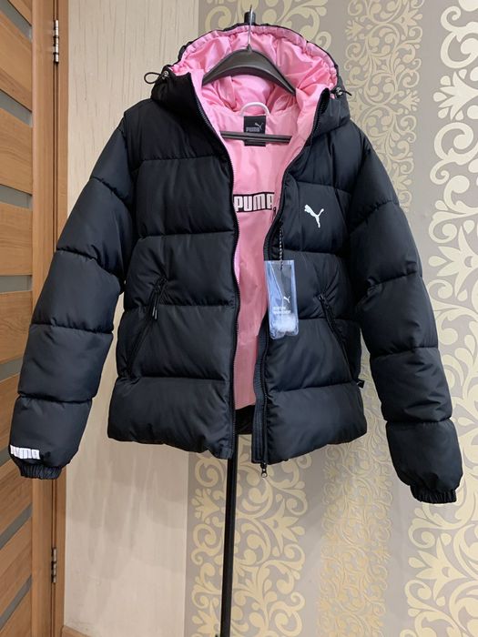 Nike Пума Пуховик Зима Весна 140 рост. Детский Био Пух Беж, Ма