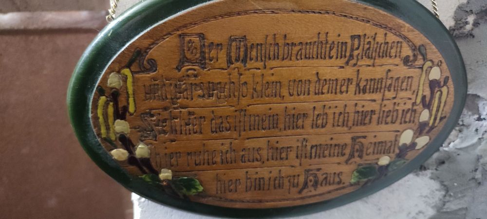 Ozdobna tabliczka ścienna