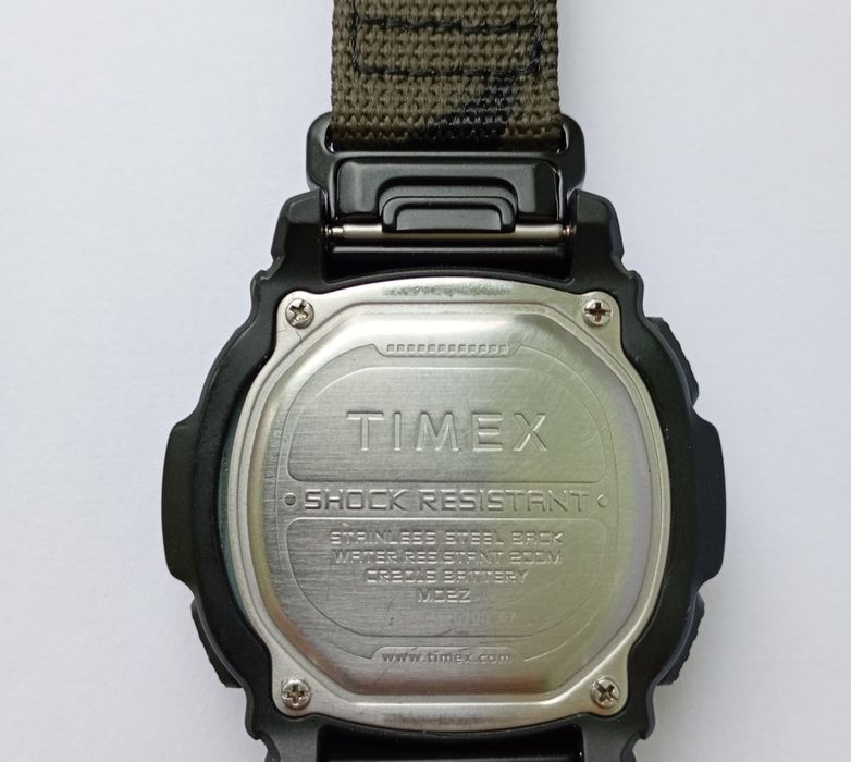 Pasek do zegarka Garmin Timex 22mm nylonowy green camp quick fit camo