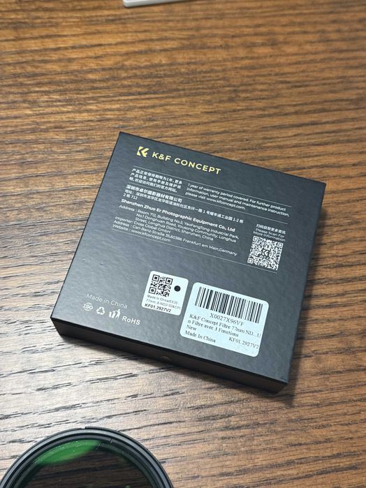 K&F Concept 77 mm Variable ND2-32 + CPL (2 em 1)