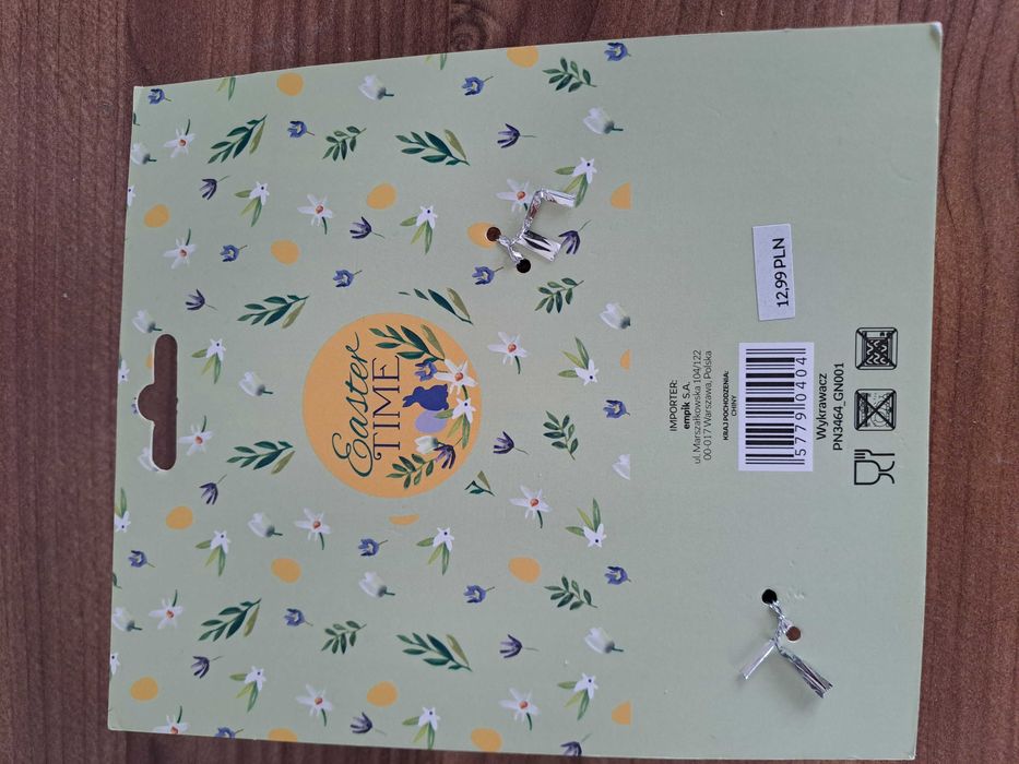 Empik Foremka do ciastek Wykrawacz Królik Zając Easter Wielkanoc Żółty