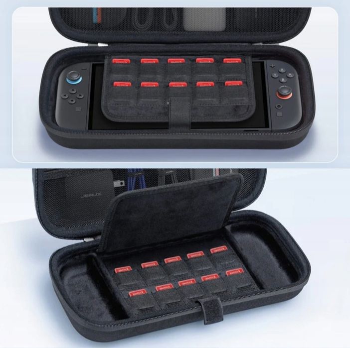 Etui Pokrowiec Futerał Case JSAUX do Nintendo Switch 2 Kieszeń na gry