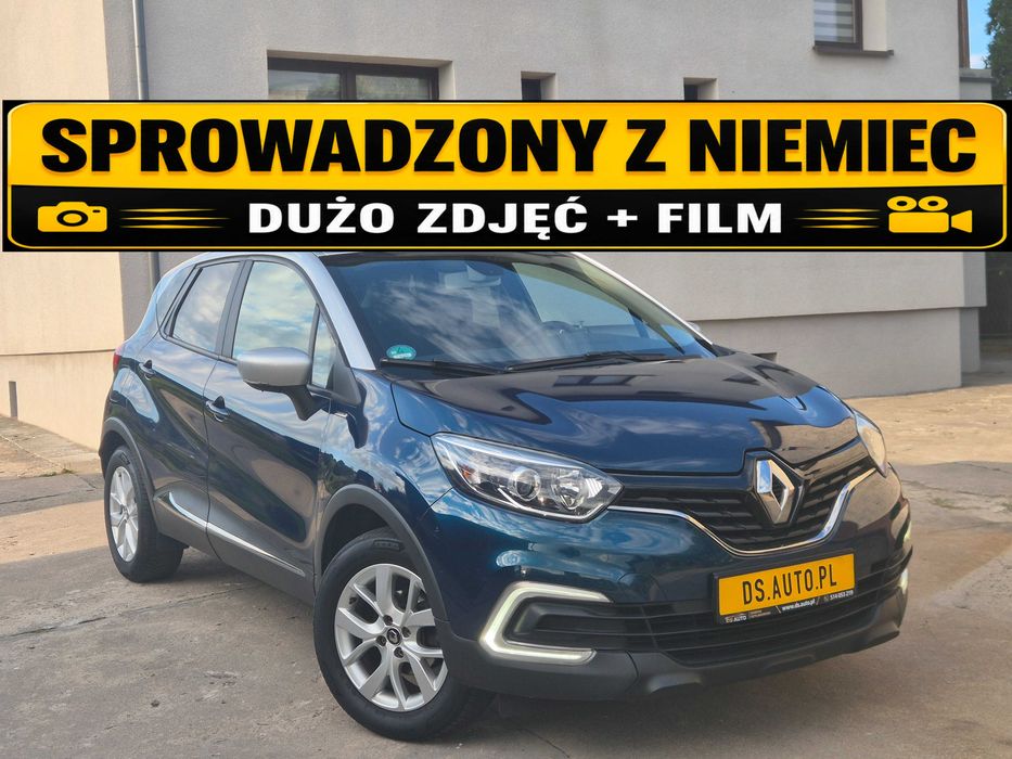 Renault Captur LIFT • 2019 • benzyna • bogate wyposażenie • NAVI • LED • z Niemiec