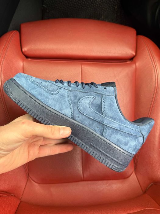 (ОПЛАТА ПІСЛЯ ОГЛЯДУ)Nike Air Force 1 Low x Supreme Blue Найк Аір Форс 1 Лоу х Супрім Сині