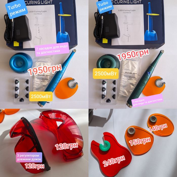Стоматологічна фотополімерна лампа для композита, фотополимерная лампа