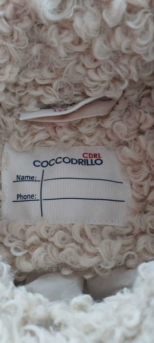 kurteczka, kożuszek dla dziewczynki rozm. 122, cocodrillo