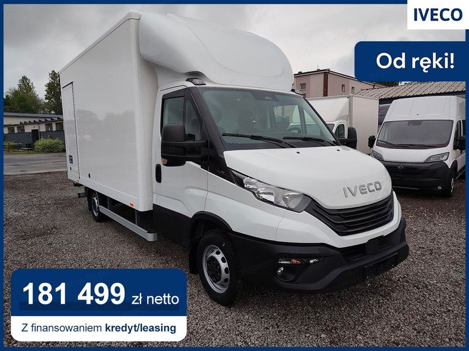 Iveco Daily 35S18 Kontener 8EP + Winda 3.0 180KM  Radio 10" !! Klimatyzacja Automatyczna !! Adaptacyjny Tempomat !!
